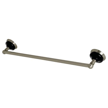 Kingston Brass BA9112BN Water Onyx 18" Towel Bar, Brushed Nickel BA9112BN